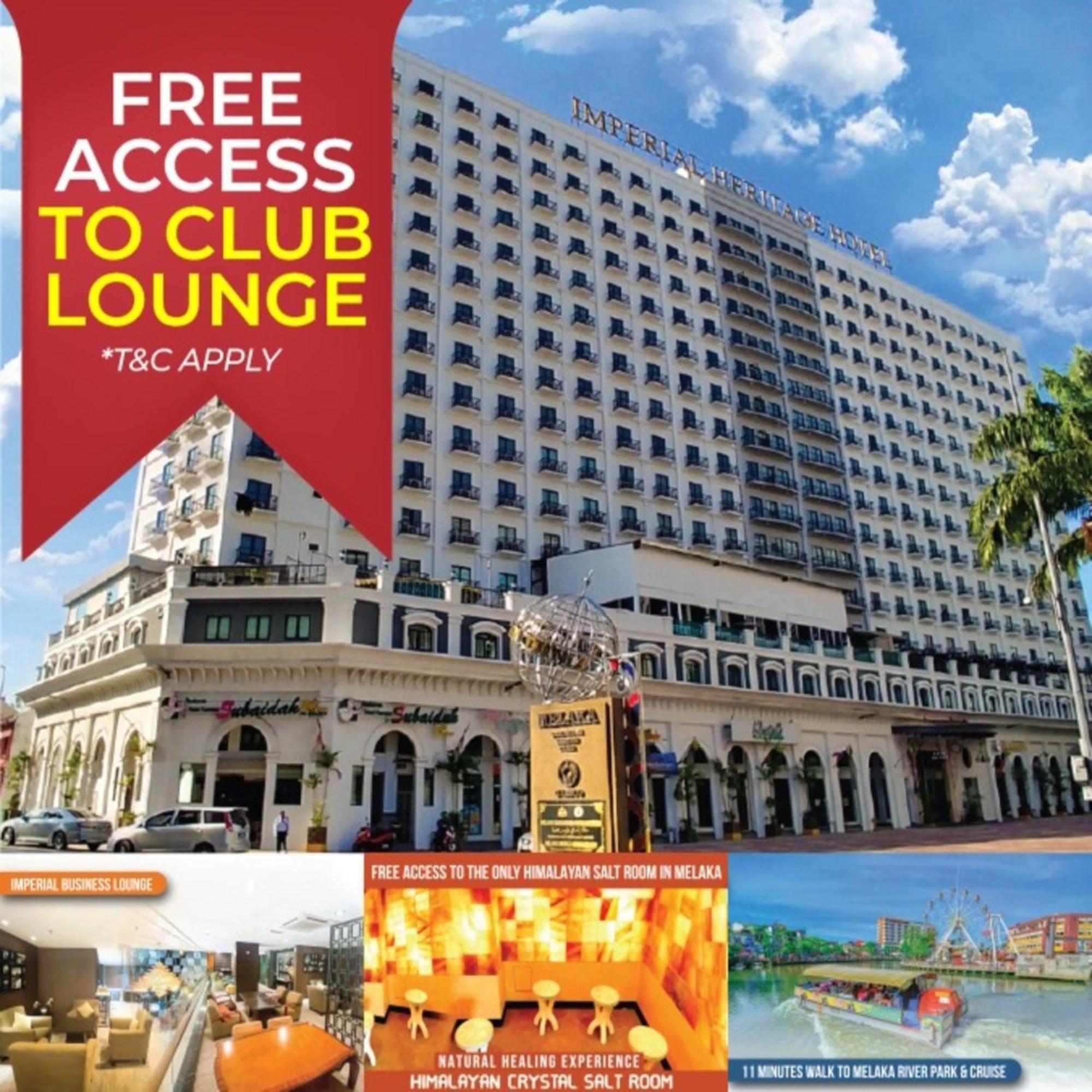 Imperial Heritage Hotel Melaka I City Centre I Free Wifi I Free Parking L Free Club Lounge Access מראה חיצוני תמונה